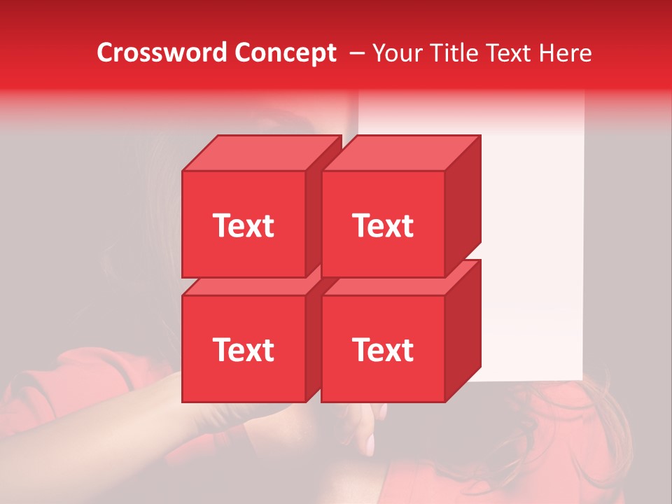 Displaying Happy Showing PowerPoint Template