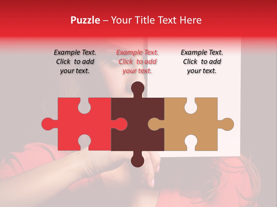 Displaying Happy Showing PowerPoint Template