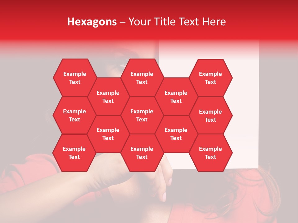 Displaying Happy Showing PowerPoint Template
