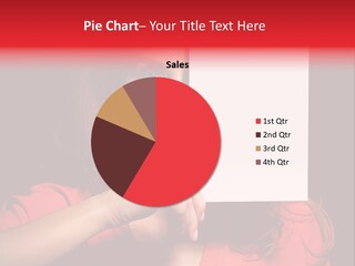 Displaying Happy Showing PowerPoint Template