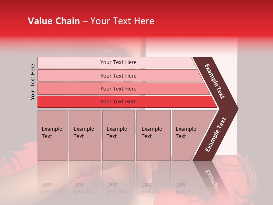 Displaying Happy Showing PowerPoint Template