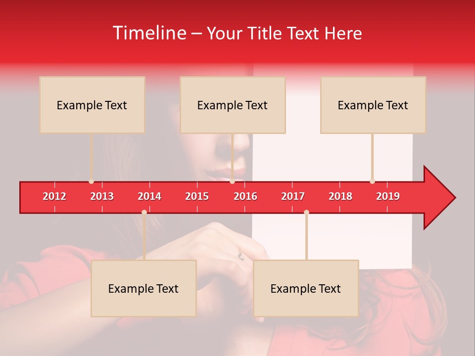 Displaying Happy Showing PowerPoint Template