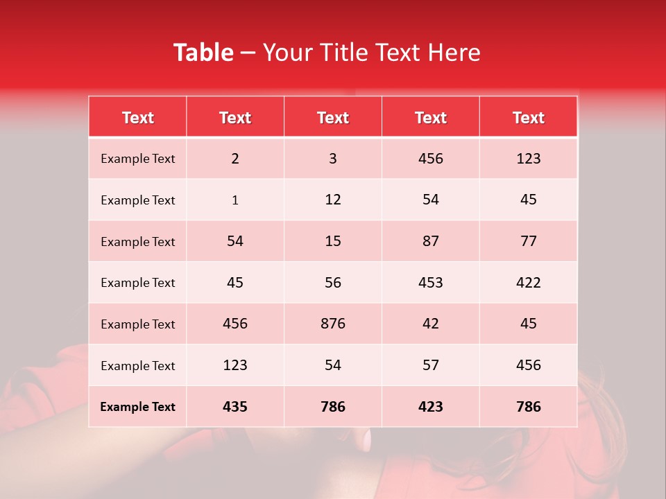 Displaying Happy Showing PowerPoint Template