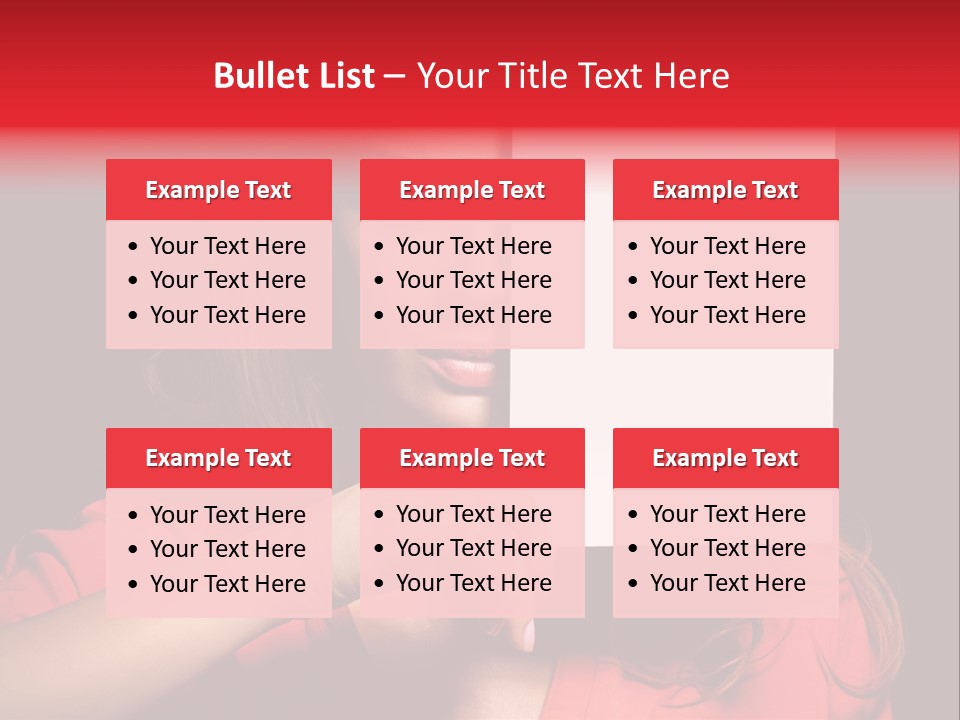 Displaying Happy Showing PowerPoint Template