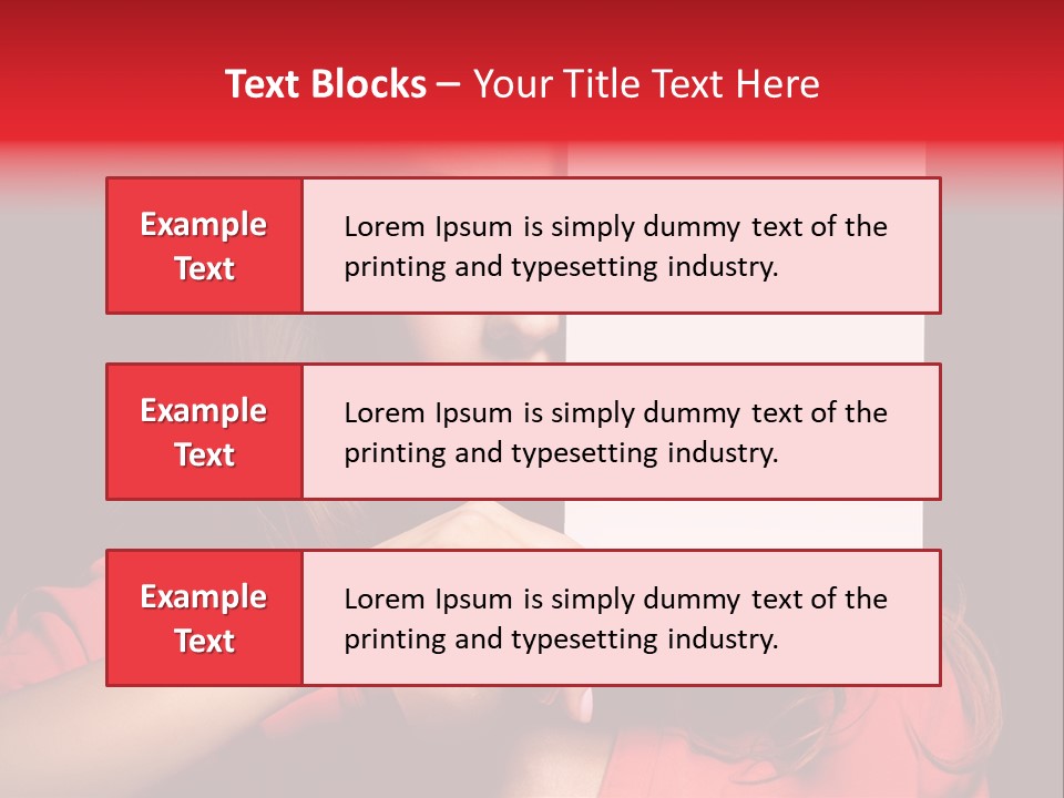 Displaying Happy Showing PowerPoint Template