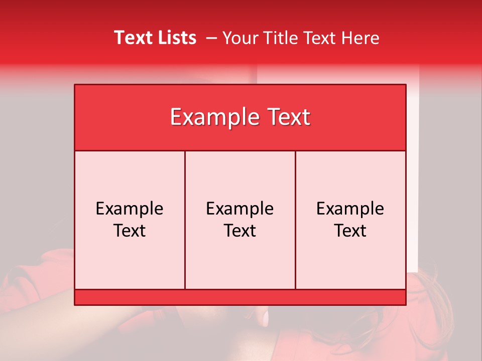 Displaying Happy Showing PowerPoint Template