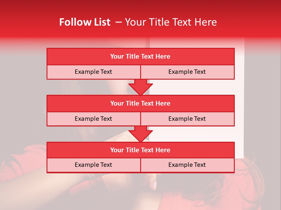 Displaying Happy Showing PowerPoint Template