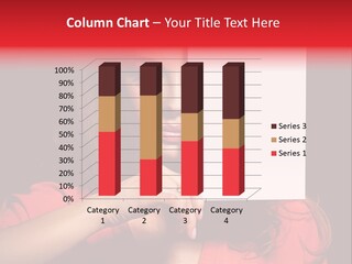 Displaying Happy Showing PowerPoint Template