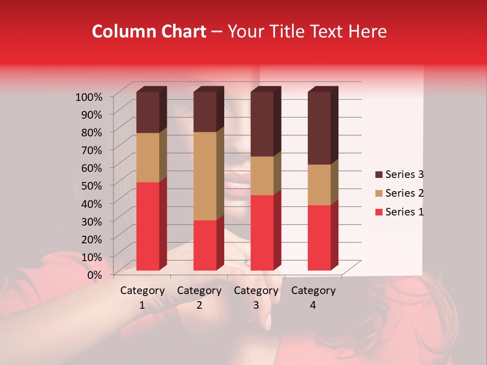 Displaying Happy Showing PowerPoint Template