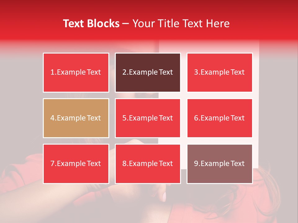 Displaying Happy Showing PowerPoint Template