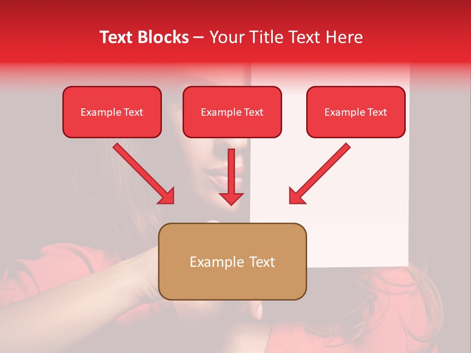 Displaying Happy Showing PowerPoint Template