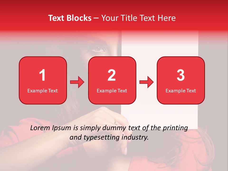 Displaying Happy Showing PowerPoint Template