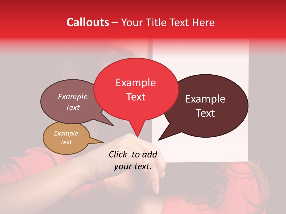 Displaying Happy Showing PowerPoint Template