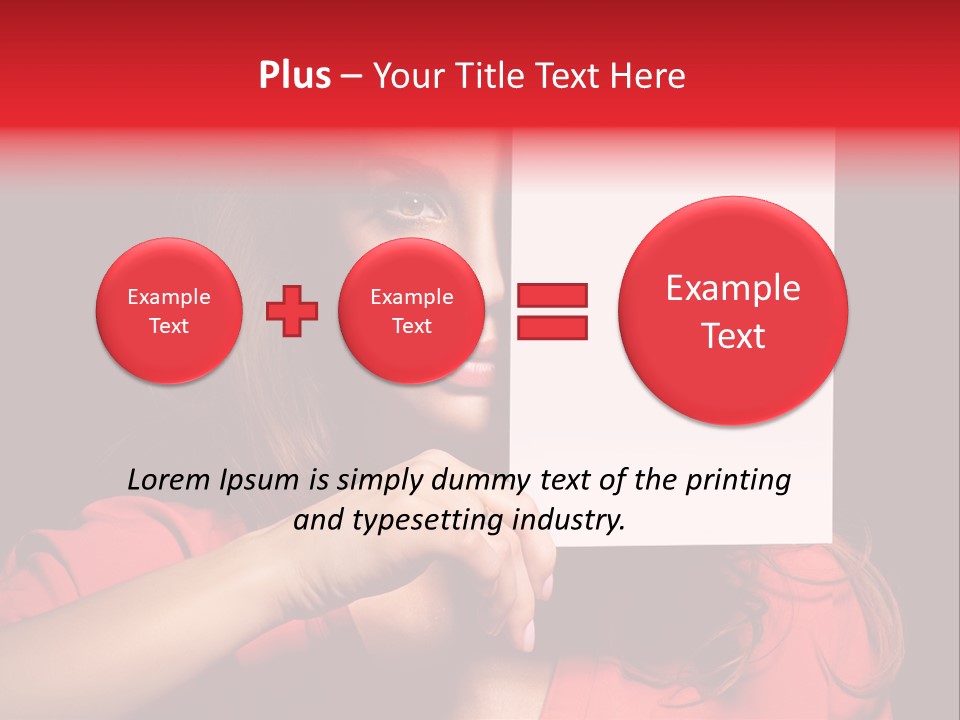 Displaying Happy Showing PowerPoint Template