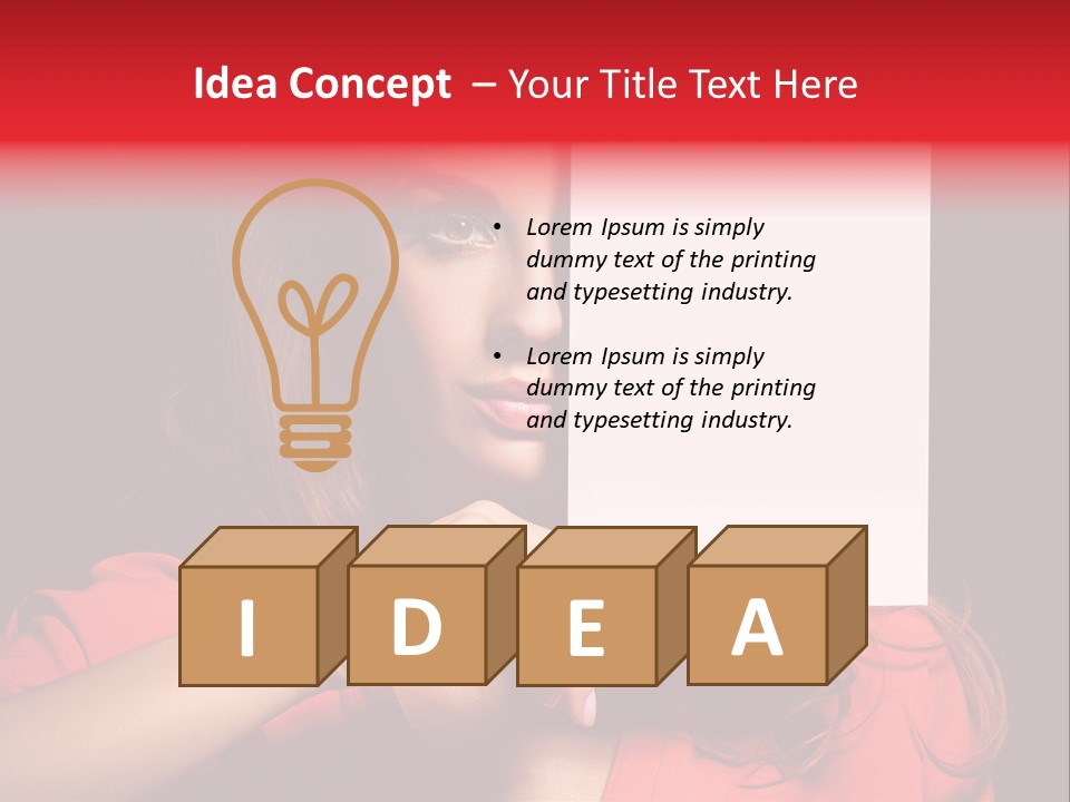 Displaying Happy Showing PowerPoint Template