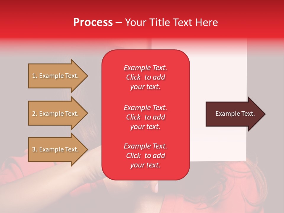 Displaying Happy Showing PowerPoint Template