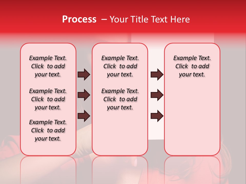 Displaying Happy Showing PowerPoint Template