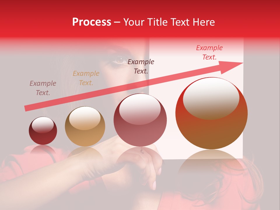 Displaying Happy Showing PowerPoint Template