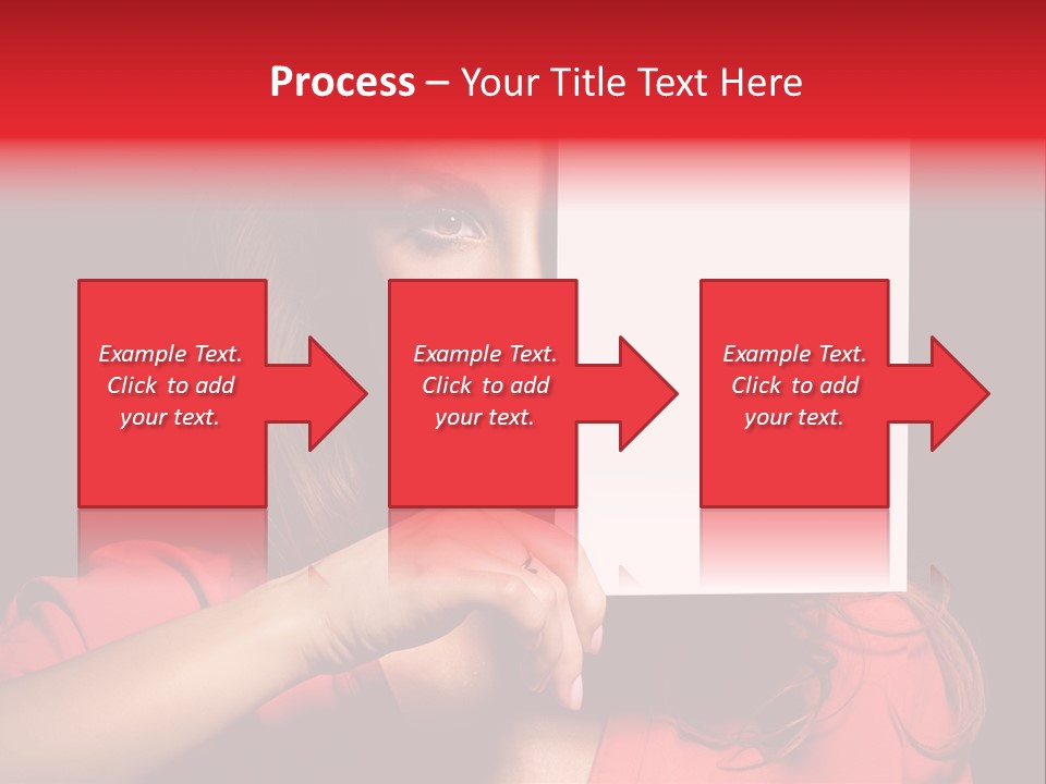 Displaying Happy Showing PowerPoint Template