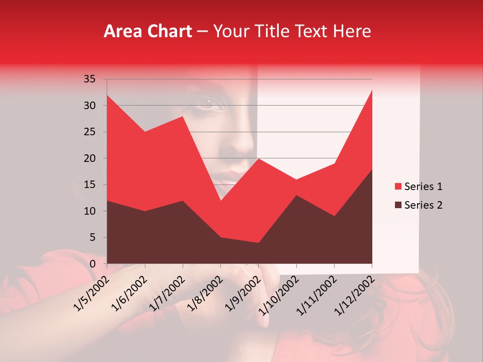 Displaying Happy Showing PowerPoint Template