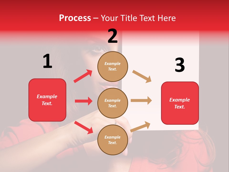Displaying Happy Showing PowerPoint Template