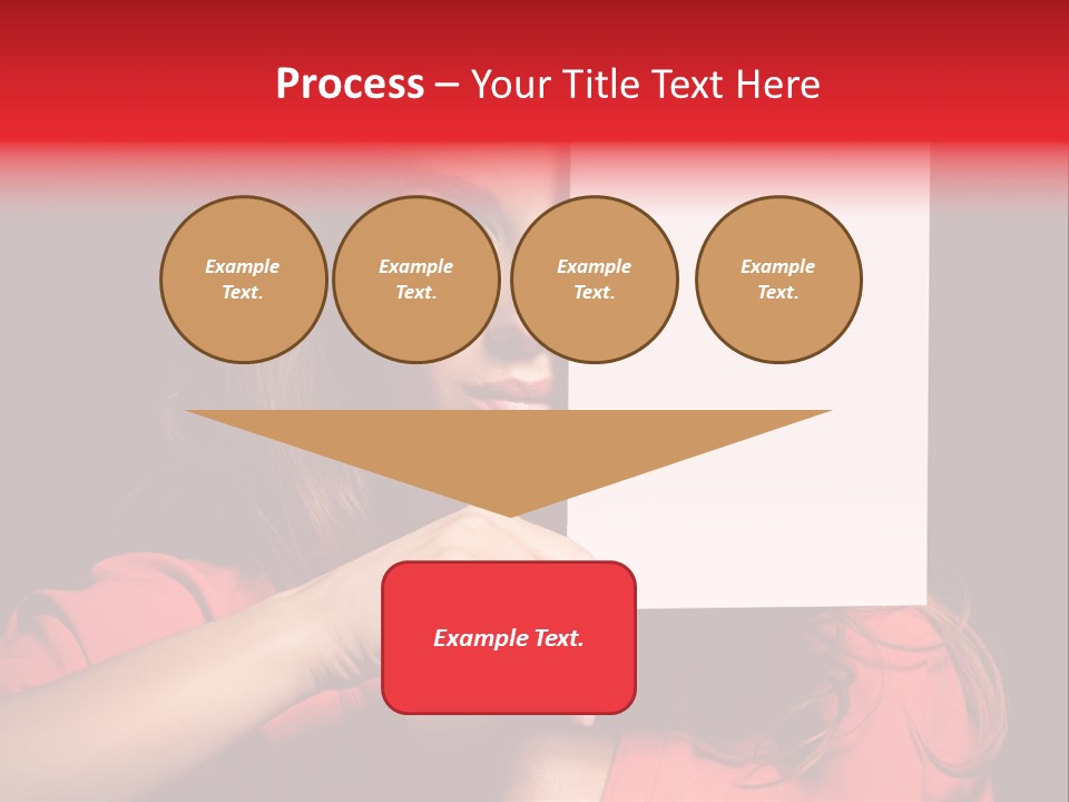 Displaying Happy Showing PowerPoint Template