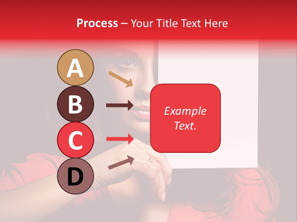 Displaying Happy Showing PowerPoint Template