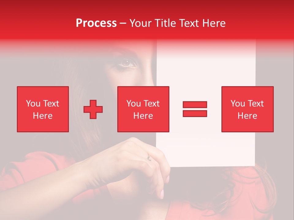 Displaying Happy Showing PowerPoint Template