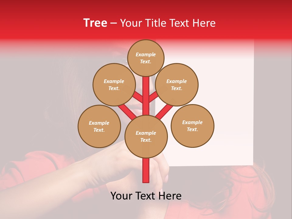 Displaying Happy Showing PowerPoint Template