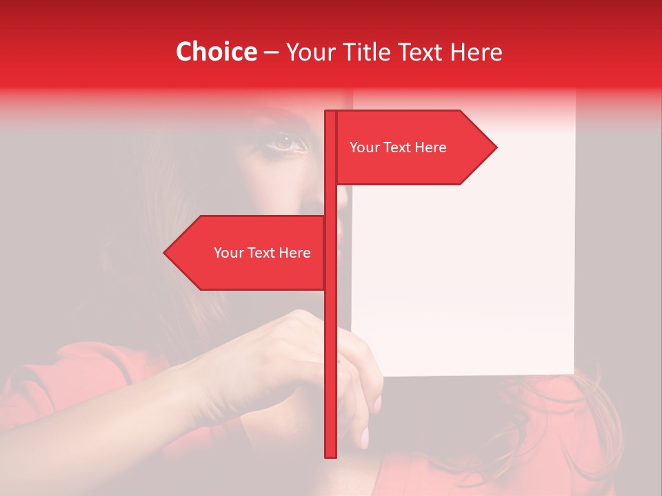 Displaying Happy Showing PowerPoint Template