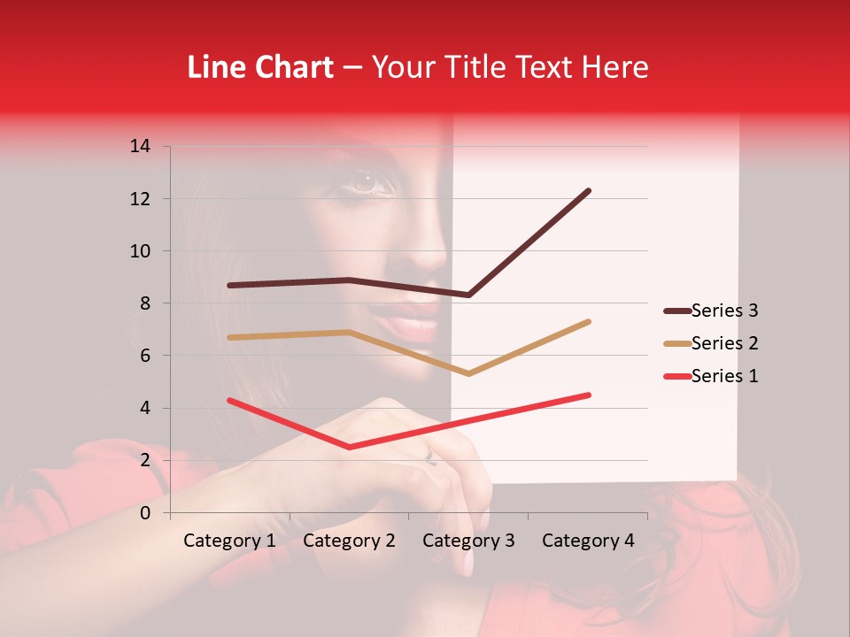 Displaying Happy Showing PowerPoint Template