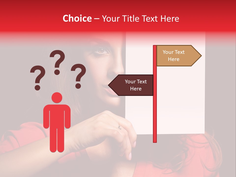 Displaying Happy Showing PowerPoint Template