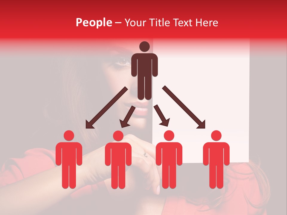 Displaying Happy Showing PowerPoint Template