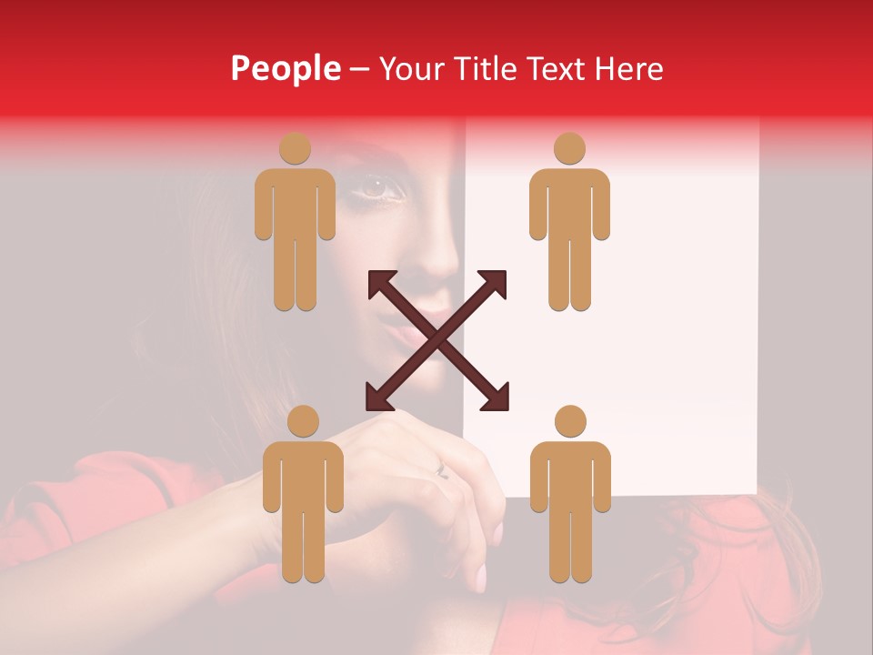 Displaying Happy Showing PowerPoint Template