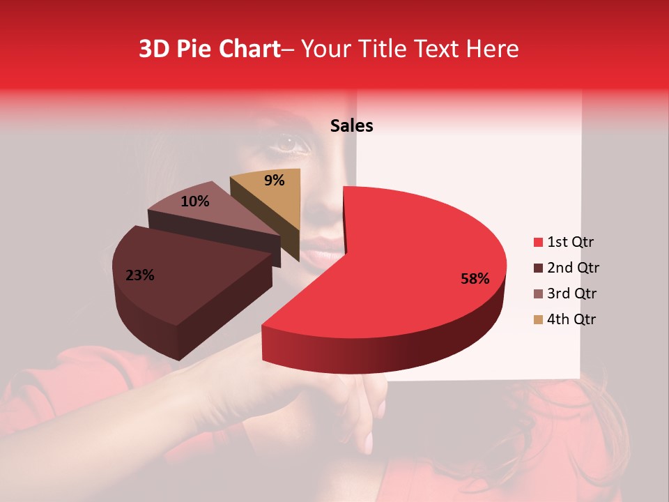 Displaying Happy Showing PowerPoint Template