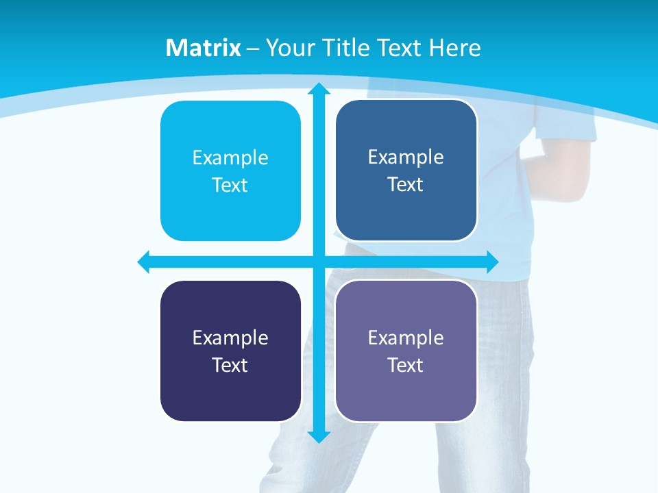 Boy Attractive Way PowerPoint Template