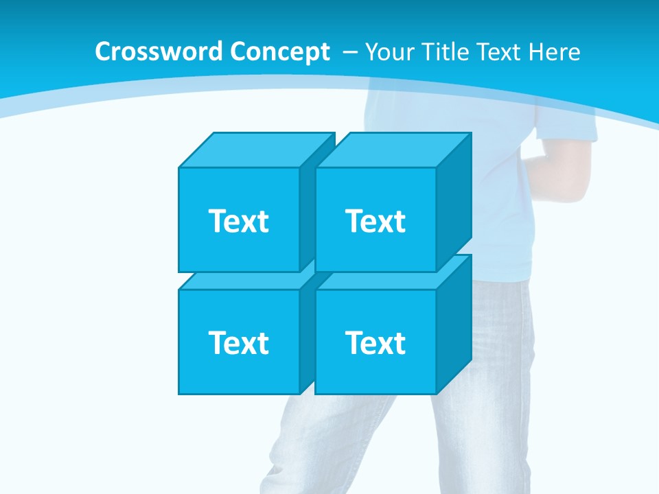 Boy Attractive Way PowerPoint Template