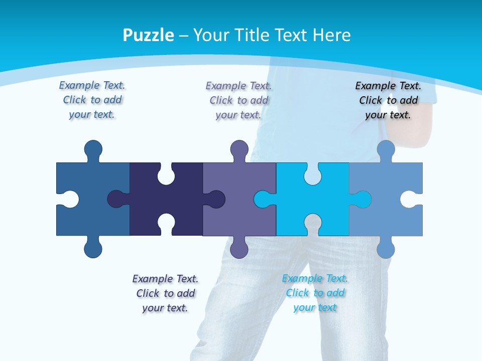 Boy Attractive Way PowerPoint Template