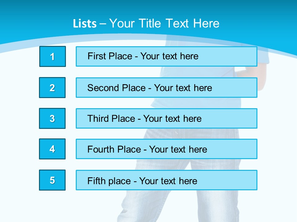 Boy Attractive Way PowerPoint Template
