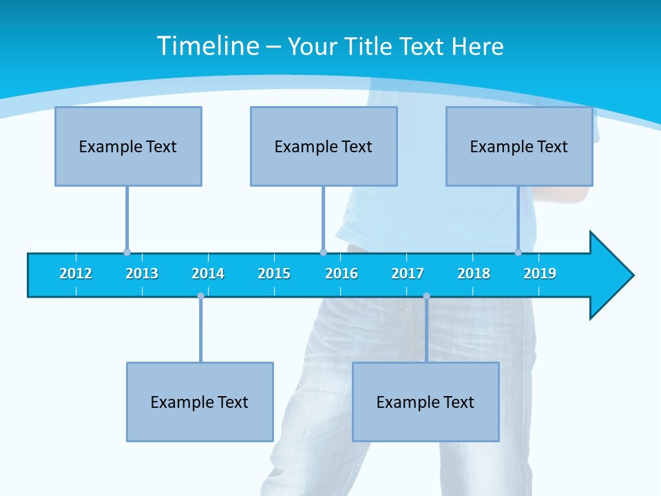 Boy Attractive Way PowerPoint Template