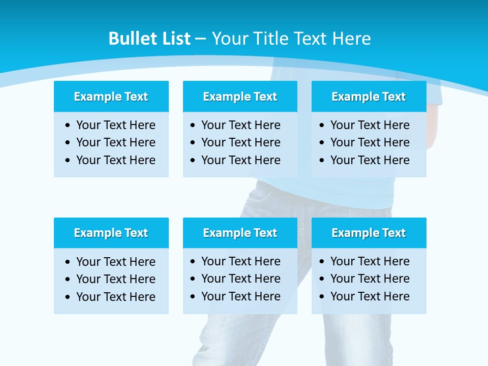 Boy Attractive Way PowerPoint Template