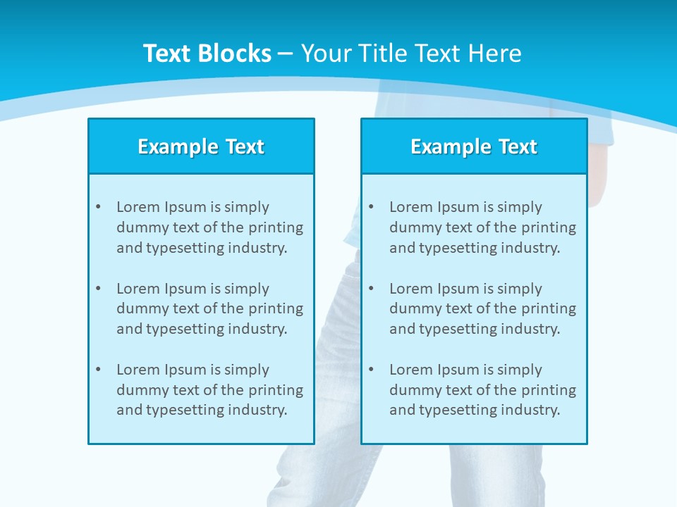 Boy Attractive Way PowerPoint Template