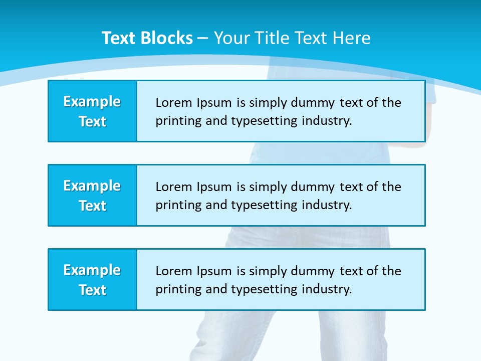 Boy Attractive Way PowerPoint Template