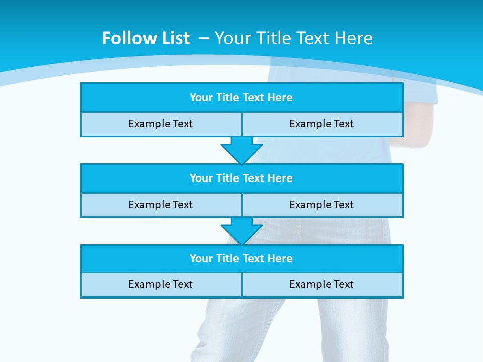 Boy Attractive Way PowerPoint Template
