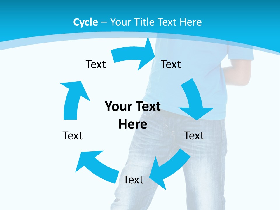 Boy Attractive Way PowerPoint Template