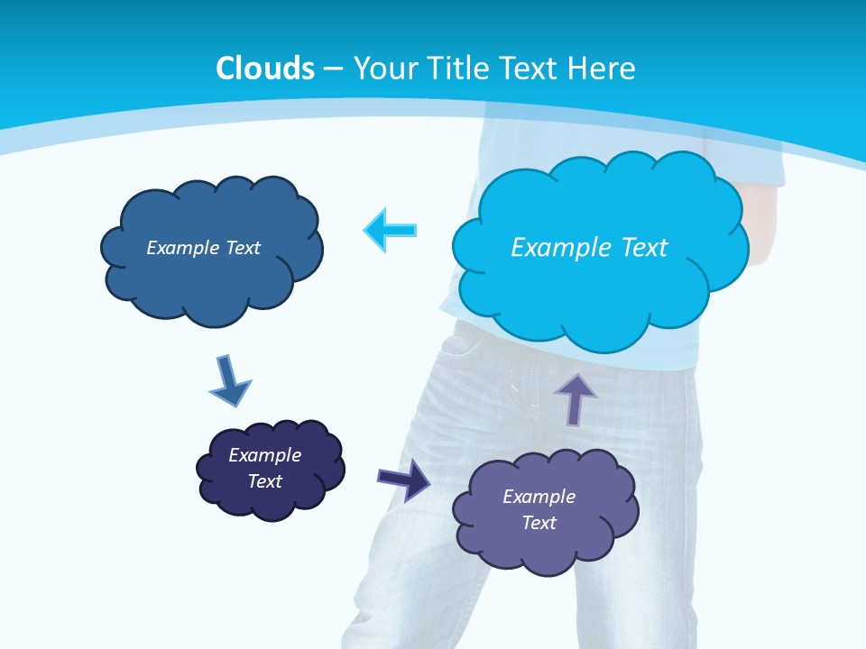 Boy Attractive Way PowerPoint Template