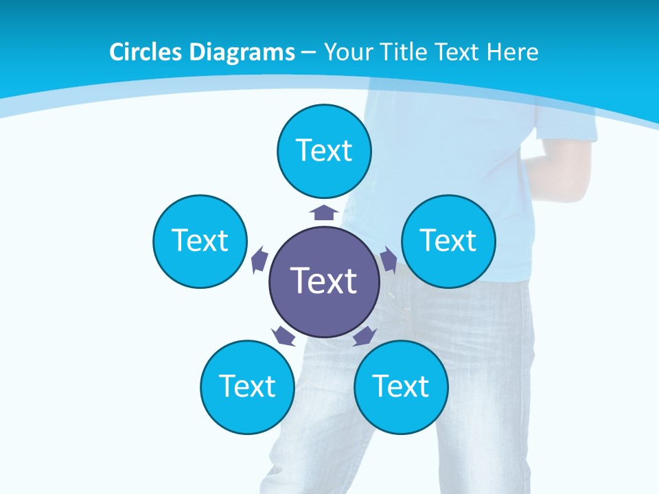 Boy Attractive Way PowerPoint Template