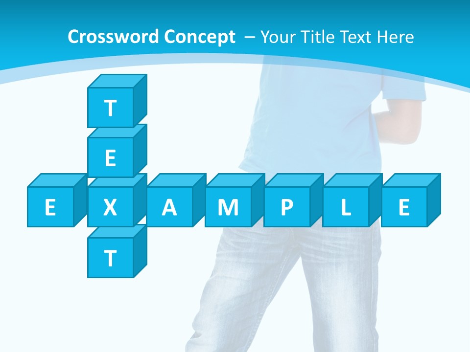 Boy Attractive Way PowerPoint Template