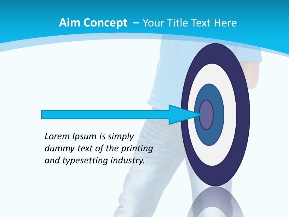 Boy Attractive Way PowerPoint Template