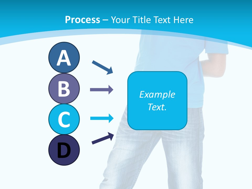 Boy Attractive Way PowerPoint Template